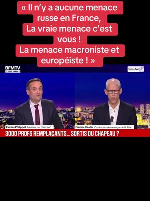 BFM TV 09/10/2026 #Frexit #Russie #Macron #LesPatriotes