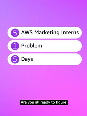 Five marketing interns get one real business problem, no brief, and five days to solve it with a single tool. They didn’t expect day one at Amazon HQ to be like this. Episode 1 of Think Quick premieres October 20 on P…