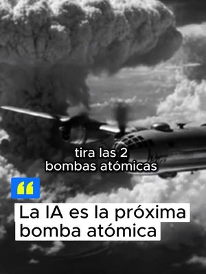 La bomba atómica no se tiró para ganar la guerra. Se tiró para mostrar que existía. Hoy pasa algo parecido con la IA: dos potencias en carrera y un incentivo enorme para usarla primero. El riesgo no es Terminator. Es …