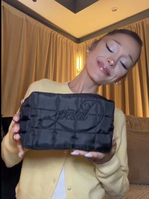 the petal kit is now available on rembeauty.com !ꕤ ꕤ black petal makeup bag ꕤ petal silver keychain ꕤ treble maker 3-in-1 mascara ꕤ mélange à trois in love spell