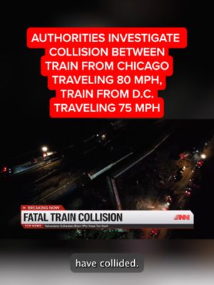 Authorities Investigate Collision Between Trains From Chicago Traveling 80 MPH, D.C. Traveling 75 MPH Railway investigators believe they have narrowed down the time of the crash to A) 8:54 p.m., B) 5:32 p.m., C) 7:01 …
