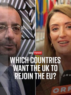 Andy Burnham is calling for a fresh look at the UK's relationship with the EU ahead of a summit in November, but would the EU welcome the UK rejoining? Sky's @Alistair Bunkall asked EU leaders meeting in Brussels if t…