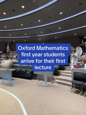 'I like it here, I’m going to stay forever.' 🥹 From excitement to a few nerves, our first-year Mathematics students share their reactions to their very first Oxford lecture 📚 🎬 | @Oxford Mathematics #oxforduniversi…