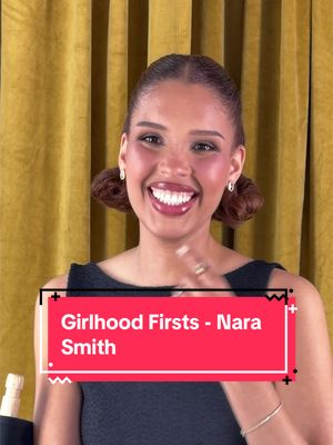 Manifestation works. ✨ In this episode of #GirlhoodFirsts, #NaraSmith reveals her unsurprising first celebrity crush, first fashion splurge and more. At the link in bio, the mom and influencer gets candid about her da…