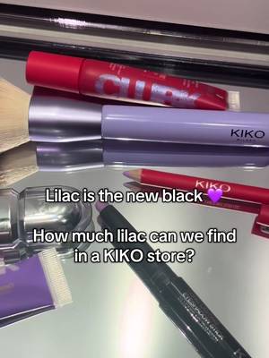 Lilac is the new black 💜 How much lilac can we find in a KIKO store? From eyes to lips, let’s explore all the purple picks waiting to be discovered. Ready to add a little lilac to your beauty routine? #KIKOMilano #li…