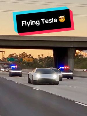 When you just robbed a bank but you got the new Tesla Roadster #tesla #roadster #flyingcar