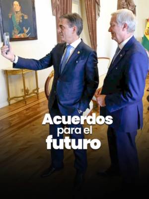 En el histórico Palacio Quemado junto al presidente José Antonio Kast de Chile, donde hemos firmado acuerdos en función del beneficio de nuestra gente, tanto en Chile como en Bolivia. Son acuerdos para el futuro que s…