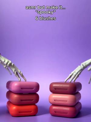 these bones were made to serve you asmr 🖤 #satisfying #blush #halloween
