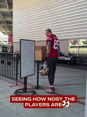 Not them being nosy…#49ers #nfl
