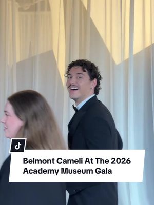 EVERYBODY STAY CALM. BELMONT CAMELI HAS A MUSTACHE!!! #AcademyMuseumGala #BelmontCameli