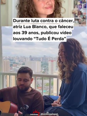 A atriz e cantora Lua Blanco morreu aos 39 anos, em São Paulo, após lutar contra um câncer. A informação foi divulgada nas redes sociais e atribuída a uma confirmação da família, que publicou uma mensagem de despedida…