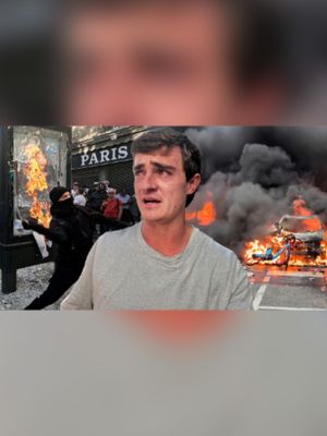 🚨 Paris is on fire as rioters take over across France: Over 500,000 people have taken to the streets across France. Protesters and rioters have set fire to historic buildings, destroyed famous statues, and looted tho…