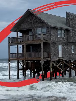 Dramatic videos show waterfront houses collapsing into the water. It’s happening across the United States, from California to Michigan to Maine. One hotspot is Dare County, N.C., where more than 30 homes have collapse…