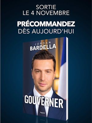 ✍🏻 Je suis heureux de vous annoncer la sortie de mon nouveau livre, « GOUVERNER ». À travers ces pages, j’ai voulu partager une espérance, et vous dévoiler ce qui guidera notre action demain, au pouvoir. Hâte de vous…