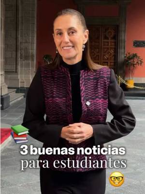 Tres buenas noticias para todas y todos los estudiantes de escuela pública.