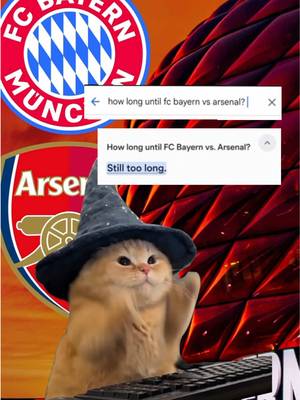 Can’t wait for this one… 😩 FC Bayern vs. Arsenal FC in the Champions League 🔜 #FCBayern #UCL #Meme