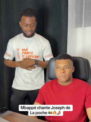 J’aide Mbappé à chanter Joseph de lapoche 🎶