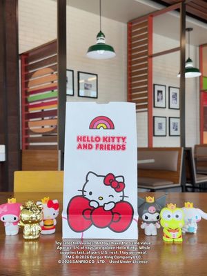 Someone special is joining the crew✨ Collect all of the Hello Kitty and Friends BK toys