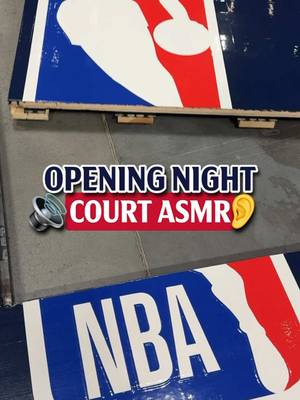 The court is set for our season opener! 🤩 #NBA #clippers #asmr #basketball #hoops