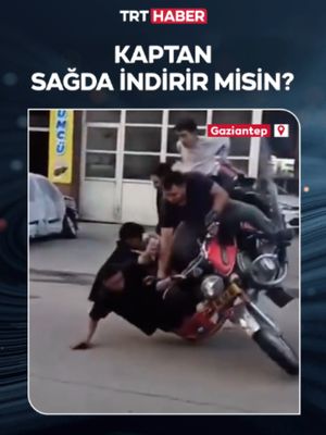 Gaziantep'te 5 kişinin bindiği motosiklet yolculuğu kazayla son buldu.