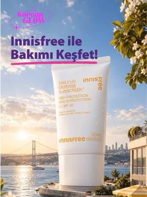 ​Mevsim değişse de koruma devam ediyor. 🧴🌞​ Innisfree Yüz Güneş Kremi, içeriğindeki yeşil çay ve ayçiçeği çekirdeği yağı ile cildi UVA ve UVB ışınlarına karşı korurken aynı zamanda ışıltılı bir cilt görünümü sağlar.…