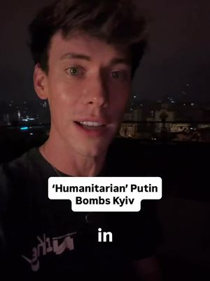 Trumps Peace Envoy called Putin a humanitarian today. This is the sound of his humanitarian ballistic mi***** exploding in Ukraine’s capital city.