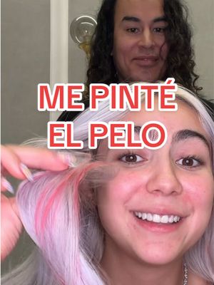 No me esperaba esa reacción😅😭 insta: @fer_jalil ✨ #cabello #ferjalil #pintar #rojo #mechón