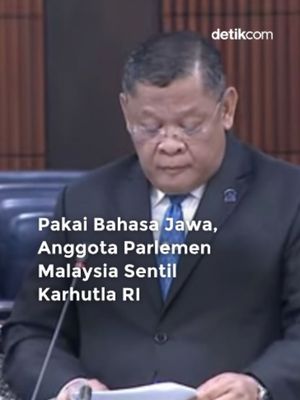 Anggota parlemen Malaysia, Kalam Salan, menyampaikan pesan kepada Presiden RI Prabowo Subianto menggunakan Bahasa Jawa. Pesan itu disampaikan saat sidang pembahasan Rancangan Undang-Undang (RUU) Anggaran 2027 di Dewan…