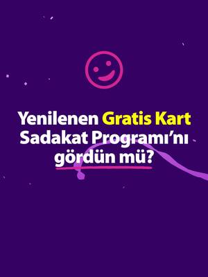 Yenilenen Gratis Kart Sadakat Programı’yla birbirinden özel avantajlar seni bekliyor! 💜 ​ Üyelik seviyeni öğrenmek ve sana özel fırsatları keşfetmek için Gratis web sitesindeki profilini hemen ziyaret et! Alışverişe …