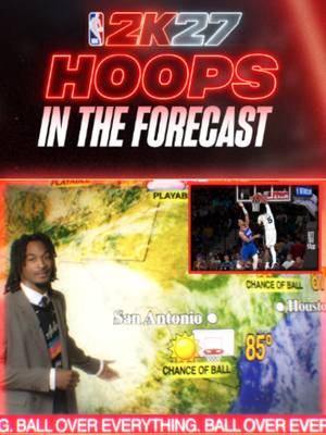 Today's forecast: 100% chance of BUCKETS 🌧️ Castle and Bam got your weather report covered 🫡 #nba2k27 #nba2k #basketball #stephcastle #bamadebayo
