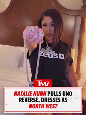 🔥🩵 Looks like Natalie Nunn is returning the favor, dressing as North West after North dressed as the “Baddies” CEO earlier this week! 🎥: IG/realmissnatalienunn