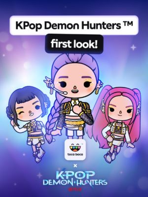 You asked for it (a LOT), and now KPop Demon Hunters ™ is about to arrive! 😱 Ideas of how to fill the time until then? 😬👇 💜 #TocaBocaWorld #TocaBoca #TocaBocaxKPopDemonHunters