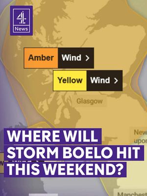 Storm Boelo will hit the UK this weekend just 24 hours after Storm Austen. Amber and yellow warnings have been issued for large parts of the UK, with disruption expected as gusts reach up to 80mph. #StormBoelo #StormA…