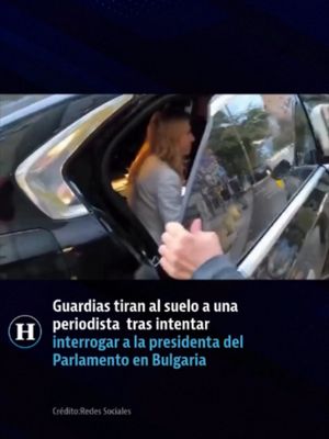 #Contexto| La periodista Sonya Koltuklieva fue tirada al suelo por escoltas de seguridad mientras intentaba hacerle una pregunta a la presidenta del Parlamento. Mientras la reportera permanecía en el piso, la funciona…