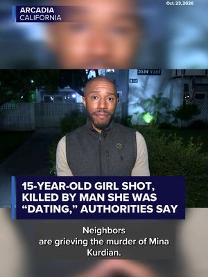 A 15-year-old girl who was shot and killed inside an #Arcadia apartment Thursday by a man she was dating has been identified by the Los Angeles County Medical Examiner's Office as Mina Kurdian. Authorities said the te…