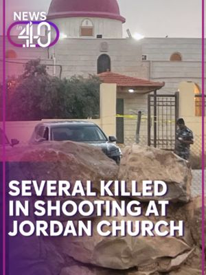 At least seven people have been killed and 34 are injured after gunmen opened fire at a Greek Orthodox funeral in Jordan. Survivors say they heard an explosion when the funeral procession started before a number of ma…
