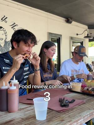 Food that gets you moving 🕺 We think Alex enjoyed the barbecue filming 😅 #f1 #f1tiktok
