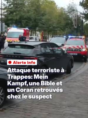 Attaque terroriste dans les Yvelines: Mein Kampf, une Bible et un Coran retrouvés au domicile du suspect Un exemplaire de Mein Kampf, une Bible et un Coran ont été retrouvés au domicile du suspect de l'attentat dans l…