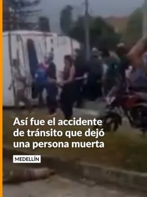 Se conoció el video del accidente de tránsito en Medellín que dejó una persona fallecida y más de 30 heridas. ¿Qué pasó? Le contamos. Más en noticiascaracol.com