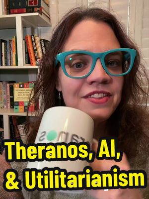 My Theranos / Elizabeth Holmes discussion in my technology ethics classes (because I just went to see You Can See Everything). No spoilers! But also what does a similar kind of utilitarian analysis suggest about gener…