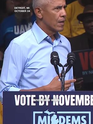 Former President Barack Obama expressed astonishment as he condemned President Donald Trump’s tariffs on Canada during a rally in support of Michigan's Democratic Senate nominee Abdul El-Sayed in Detroit, Michigan on …