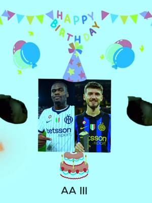 Happy birthday to our twins 🎂🖤💙