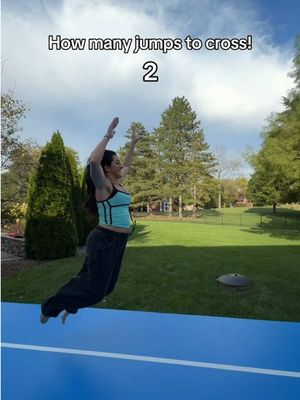 How many jumps to cross!😂
