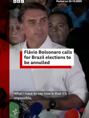 Brazil's left-wing President Lula was elected for a fourth term on Sunday, beating Flávio Bolsonaro - the son of former president Jair Bolsonaro. #Brazil #Bolsonaro #Lula #Election #LatinAmerica #BBCNews