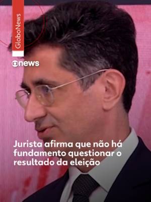 #Eleição2026 - Em entrevista para a GloboNews, o jurista Gustavo Sampaio, professor de Direito Constitucional da Universidade Federal Fluminense (UFF), afirmou que não há fundamento nos argumentos de Flávio Bolsonaro …