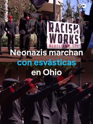 Neonazis enmascarados marchan con esvásticas y haciendo el saludo nazi en Springfield, Ohio Un grupo de neonazis enmascarados desfiló por la ciudad estadounidense exhibiendo esvásticas y realizando saludos nazis. La m…