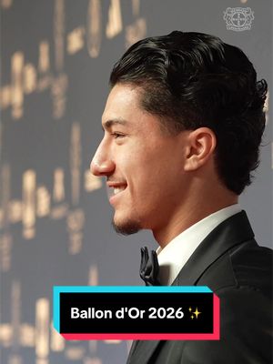 Different stage, same class. Ibo Maza at the Ballon d’Or 2026! ✨ #BallondOr #Bayer04 #Werkself #Maza