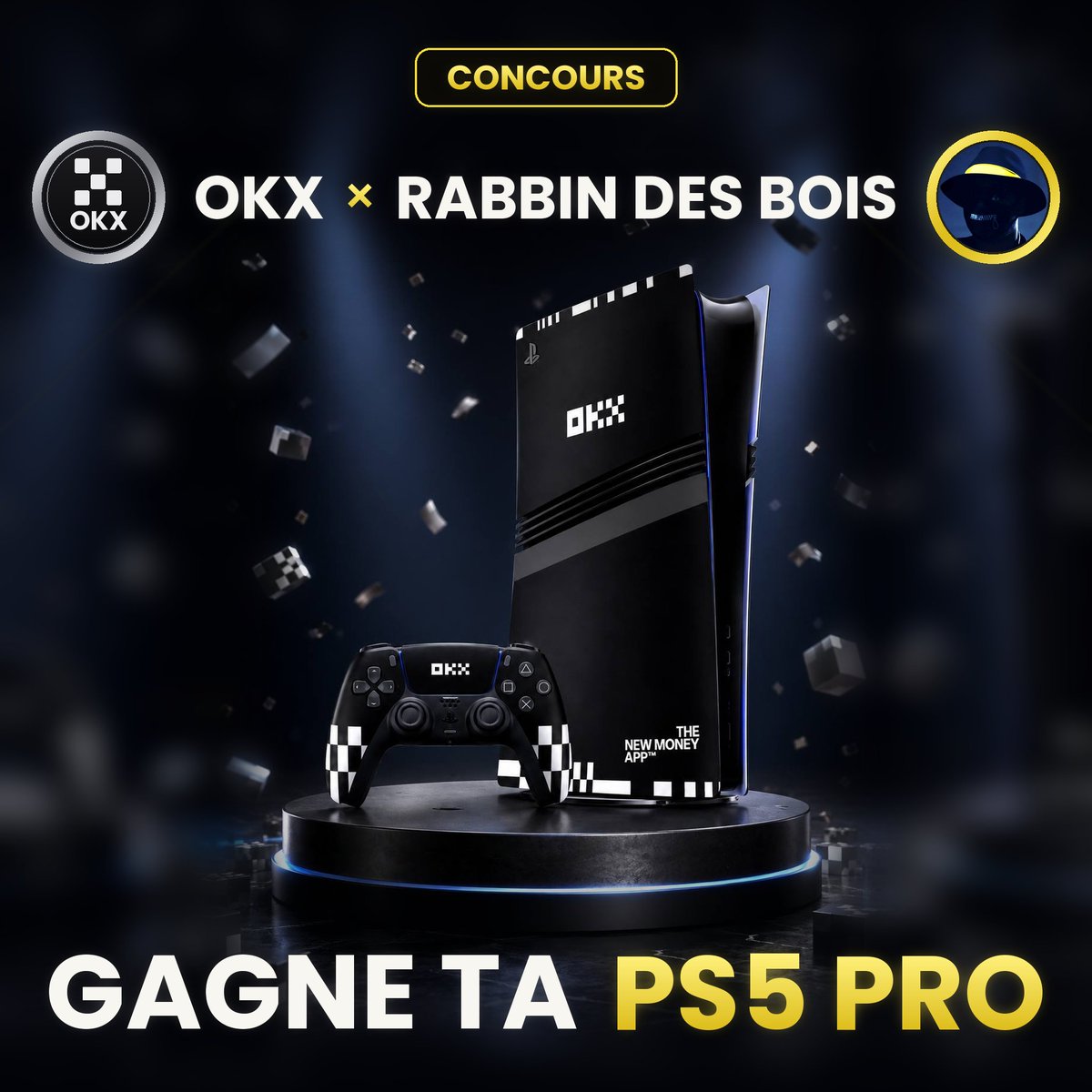 CONCOURS : une PS5 Pro édition limitée OKX à gagner Pour participer : Follow @rabbindesbois et @okx Like + RT + commente Bonus hors concours : je t'offre 20€ si tu crées un compte OKX via mon lien et fais 1 trade de 1…