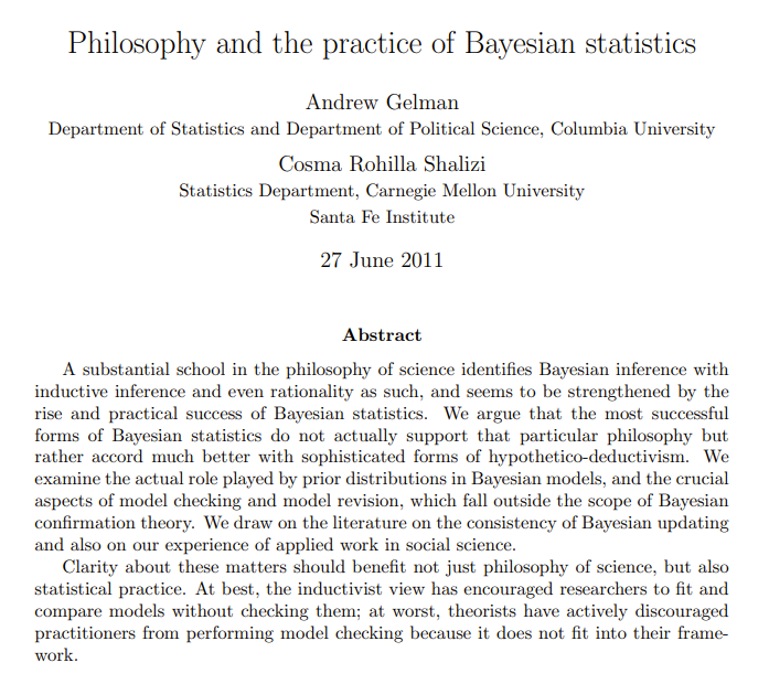 A lot of people in AI world come from a Bayesian intellectual tradition. As a result they tend to be very good model-based thinkers. Yet I often find that while they hedge and use probabilities, they rarely question t…