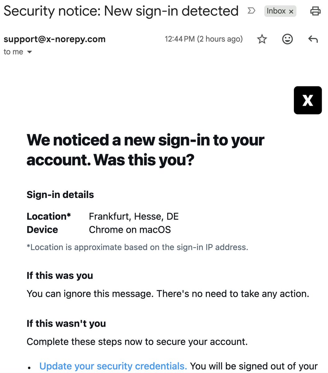 This phishing email made it past Gmail’s filters, but my dot caught it and warned me. https://t.co/qoean3Ephb
